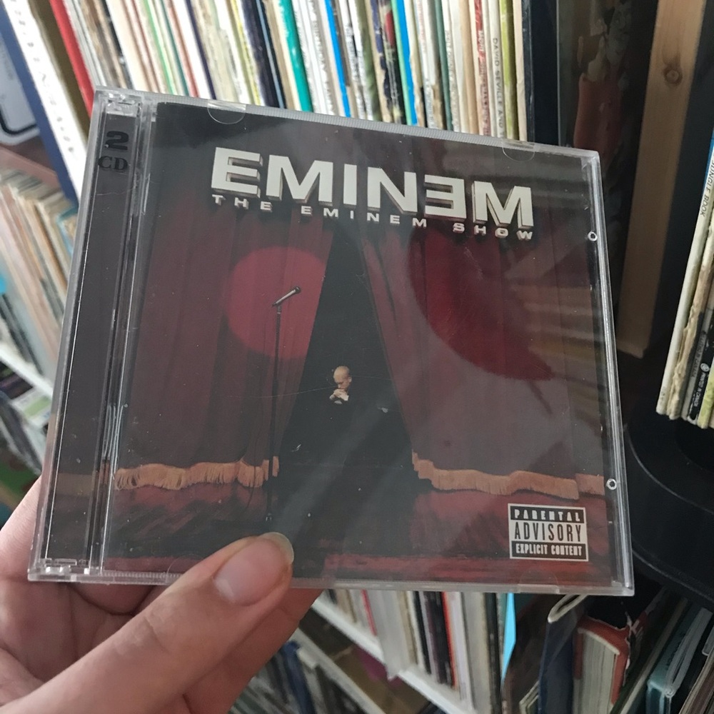 2003 Eminem — The Eminem Show CD/DVD  (Red/Black Cover)